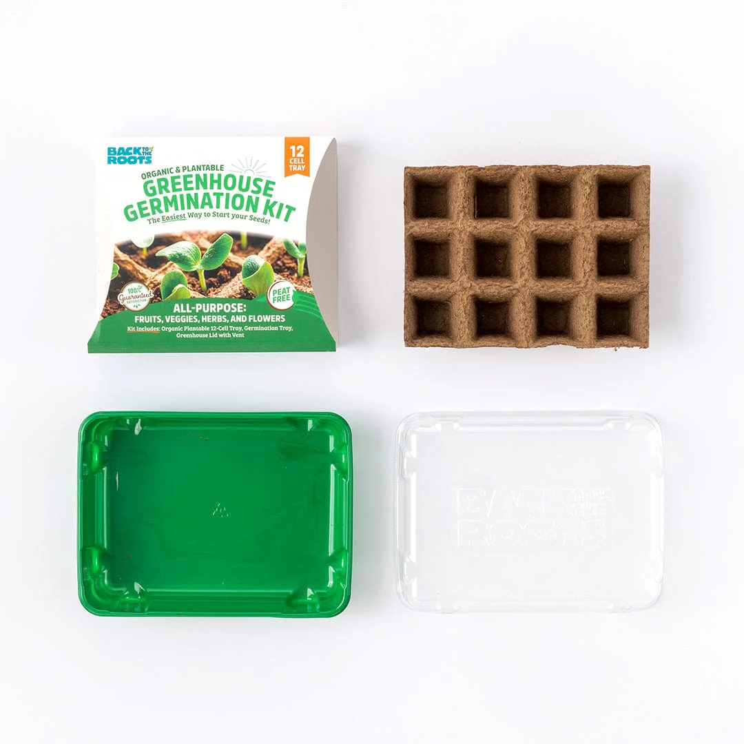 Greenhouse Germination Kit (Organic & Plantable, 12-Cell Tray) - Image 4