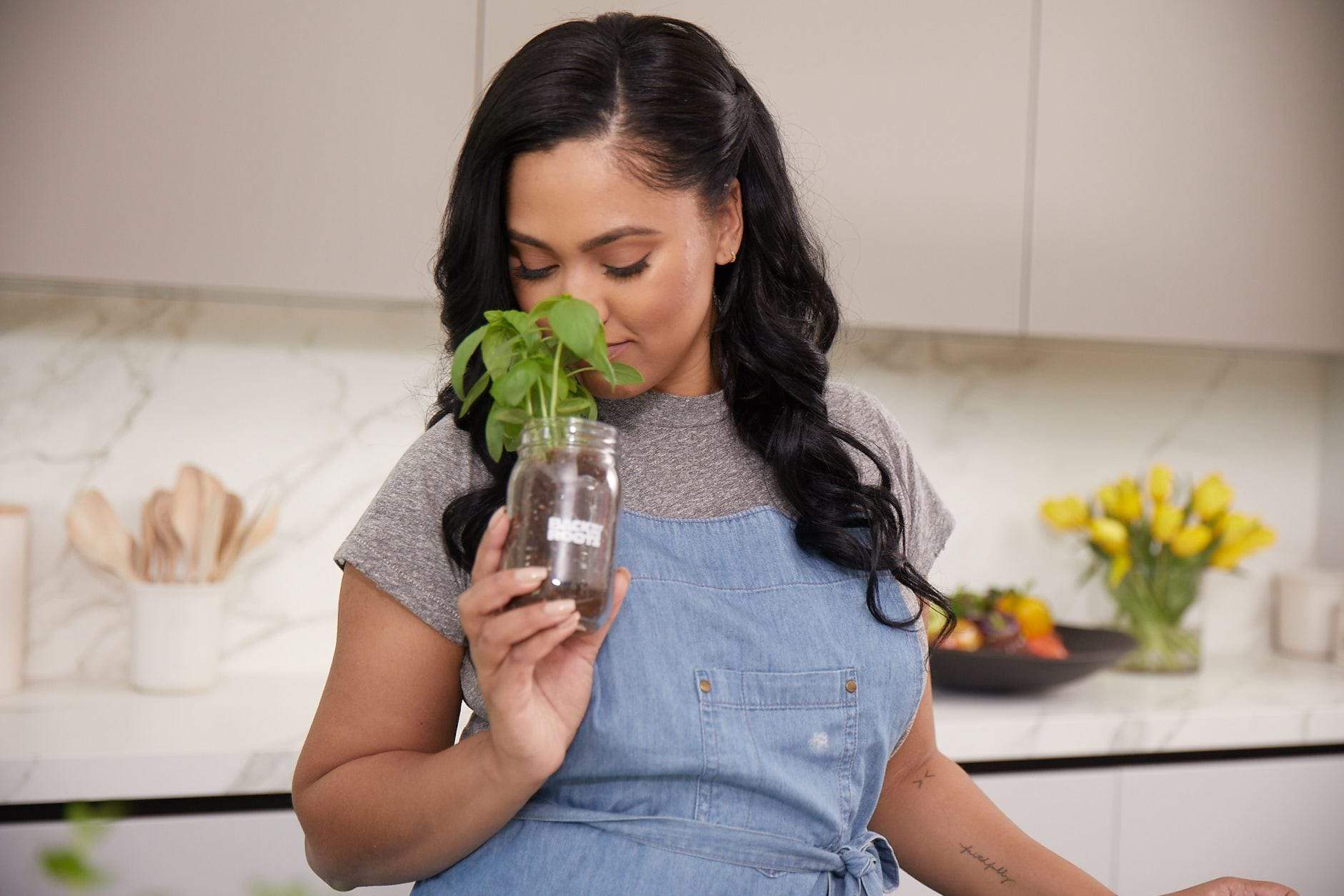 Kitchen Mason Jar Herb Garden by Ayesha Curry - Organic Basil & Mint 🌿 - Image 5