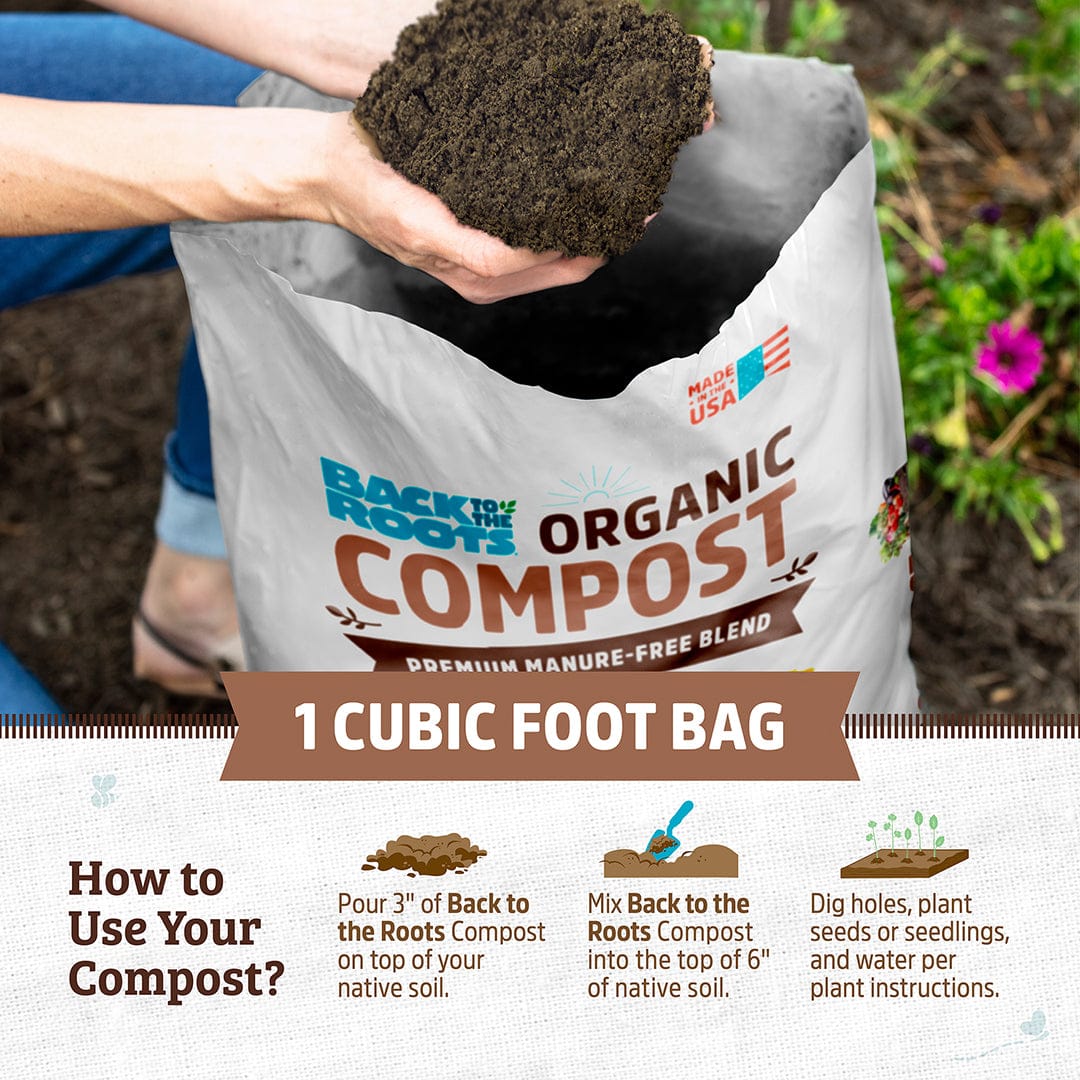 Organic Premium Compost — Manure-Free Blend (60 1 cu.ft. Bags) — Ready to Use - Image 5