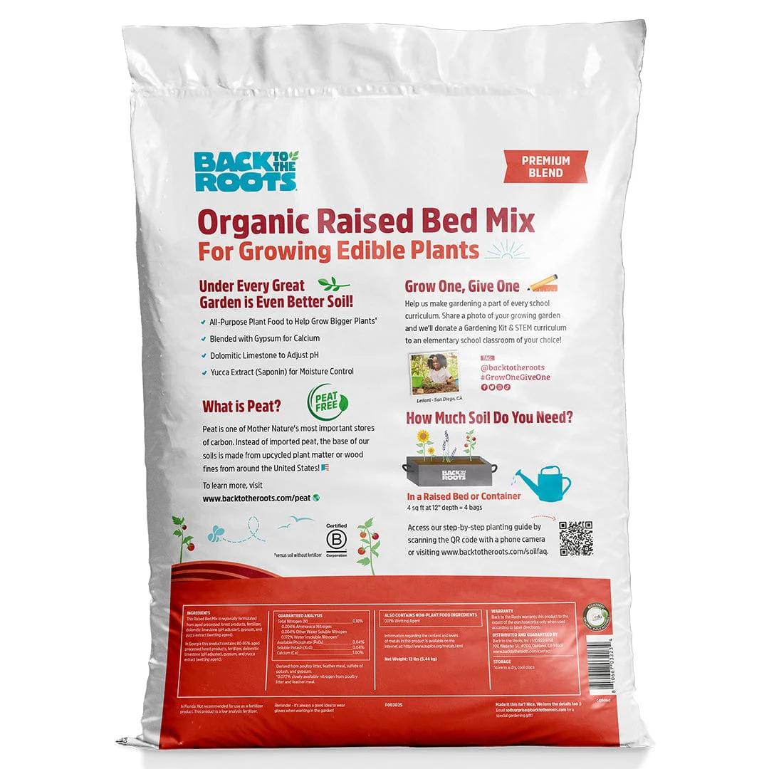 Organic Bulk Raised Bed Soil (60 1 cu. ft. Bags) - Image 10